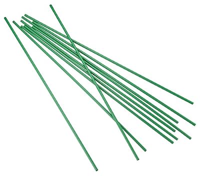 Connex Tuteur Plantes Baguettes, Plastique, 10 pièces, diamètre 5 mm, 50 cm, Multicolore