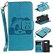 Produktbild Skytar Samsung A320FZ Schutzhülle,Cover für Galaxy A3 2017,Folio Cover Wallet Case Stand Leder Handy Tasche Hülle für Samsung Galaxy A3 2017 (SM-A320F) Schutzhülle mit Lanyard,Hellblau
