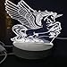 Produktbild Nachtlicht 3D USB-Einsteckschalter-Schlafzimmerbett führte Bunte Note der kleinen Tischlampen-Schlafsaaldekoration kreativen Feriengeschenk Pegasus USB-Datenleitung