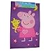 Official Peppa Pig Childrens Rug Mat Carpet (Peppa & Teddy Purple)
