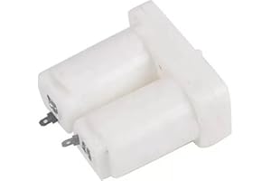 TREETDOBV Portabatteria in Plastica Universale a Gas, Scaldabagno a Gas Portabatteria, Alimentatore per Caldaia a Gas Accessori per Batterie 3V D