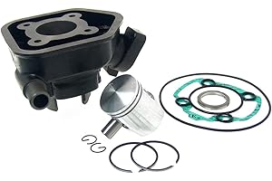 2EXTREME Zylinder + Kolben 50ccm kompatibel mit Peugeot Speedfight 1 2 50 LC 2T Typ:S1, Speedfight 2 50 LC 307, Speedfight 2 50 LC 307 WRC
