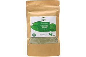 OILS AND HERBS UK Clean Organic Vasica Leaf Powder- Adhatoda Vasica Powder -100% Pure and Natural (100)