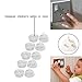 20 Pack Ultra Secure Electrical Shock Proof Mains Plug Socket Cover