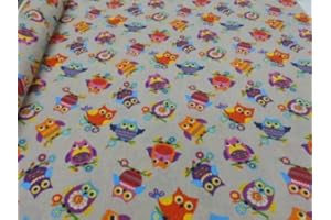 GADETEX Telas por metro loneta (Buhos, 0,50 x 2,80 m)