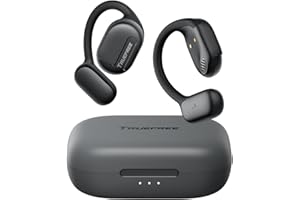 truefree O1 Open Ear Bluetooth 5.3, bezprzewodowe słuchawki douszne z dynamicznymi przetwornikami audio 16,2 mm, imponujący dźwięk stereo i czas pracy baterii 45 godzin do uprawiania sportu, treningu,