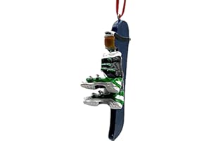 KURT ADLER Kurt S. Adler Snowboard with Boots and Goggles Christmas Ornament D2633 New
