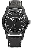 Orphelia Herren-Armbanduhr East End Analog Quarz Leder OR32671144