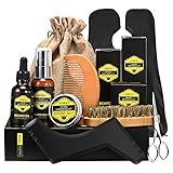 MEJOR EXPERIENCIA DE CUIDADO DE BARBA: 60ml champú de barba 100% natural y orgánico, lo ayudará a mantener su barba brillante, suave y saludable; El aceite esencial de barba 30g, que contiene aceite de árbol de té y aceite de jojoba, puede reducir el prurito de los bigotes; El bálsamo de barba 30g también puede desempeñar un papel hidratante y suavizante al tiempo que promueve el crecimiento saludable de la barba