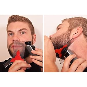 The BEARD NINJA - Beard Shaping Tool Template. Clear Shaper Guide for Lineup & Edging. Transparent Stencil Styling… - Image 8