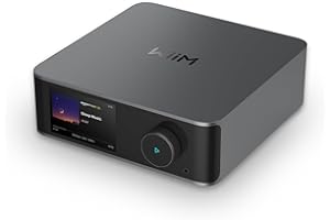 WiiM Ultra Music Streamer, Preamplificador Digital, Pantalla táctil 3,5", Compatible con Google Cast, Alexa, Reproduce Spotify, Amazon Music, Tidal, HDMI ARC, Entrada Phono, Salida Auriculares, Gris