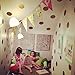 Produktbild Goldene punkte wandsticker,Flash-gold Mädchen schlafzimmer Dekorative wand-aufkleber-A