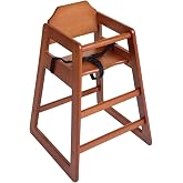 Bolero DL901 High Chair, Dark Wood Finish