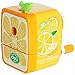 Produktbild MKILJNH Schön 1 Stück Anspitzer Handkurbel Manuelle Desktop Schule Schreibwaren für Kind Student Studie (Orange)