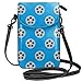 Produktbild KEHctag Movie Reel Cinema Slot Reels Blue Pattern Cell Phone Purse Crossbody Bag Shoulder Bags