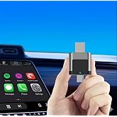 Kablosuz CarPlay ve Android Auto Adapt&ouml;r&uuml; Mini Ergonomik 2in1
