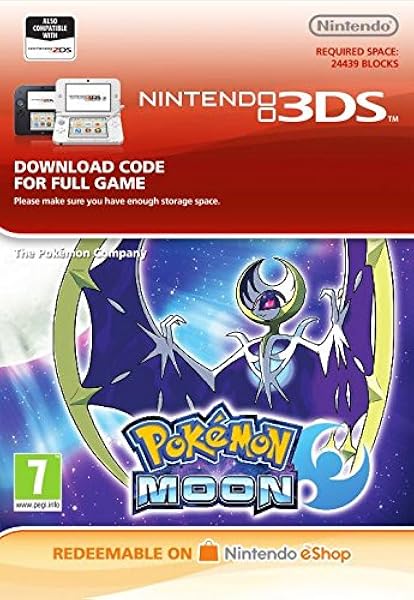 Pokemon Moon 3ds Download Code Amazon Co Uk Pc Video Games