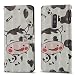 Produktbild KingSang Samsung Galaxy S9 Hülle, Lederhülle Ledertasche Schutzhülle Folio Brieftasche Schutz für Samsung Galaxy S9 Handyhüllen Leder Case Cover mit Ständer Kuh