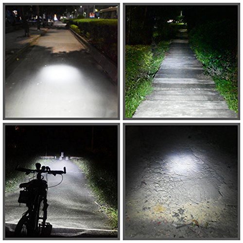 ONEU LED Fahrradlicht Set, USB Wiederaufladbare LED Fahrradbeleuchtung Set ,Mini LED Frontlicht und Rücklicht, Stvzo Standard Genehmigt Fahrradlampe Set - 7