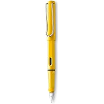 Lamy safari black - Stilografica con impugnatura ergonomica e pennino in acciaio lucido misura EF - ideale per qualsiasi scrittura e calligrafia - cartuccia T 10 blue inclusa - destrimani