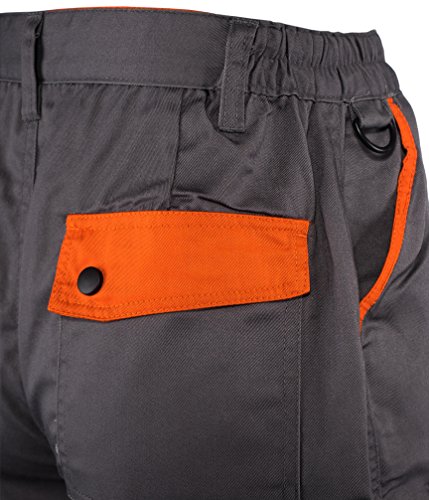 Desman® – Shorts/kurzen Arbeitshosen – für den Sommer – Grau - 4