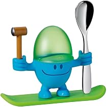 Coquetier En Plastique Chat Joie - 2 Pièces | Design Mignon | Pour œufs à La Coque Ou Durs