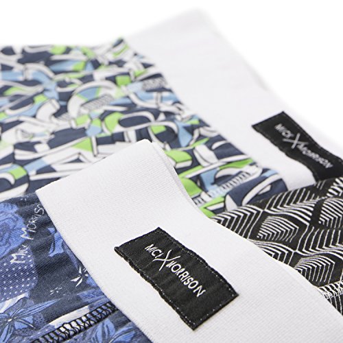 Mick Morrison Boxershorts für Herren in bunt, 5er Set, Unterwäsche aus Baumwolle mit verschiedenen Motiven - 3