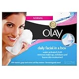 Olay Daily Facial in a Box Water Activated Cleansing Cloths, 30 Wipes