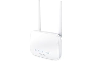 STRONG 300Mbps 4G LTE WiFi Router, SIM Card Slot, Mobile broadband Router, 100 Mbps LAN Port, 2 x Detachable Antennas, Plug & Play, Portable & No Configuration, Compatible with All Operators