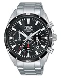 Pulsar Orologio Cronografo Solare Uomo con Cinturino in Acciaio Inox PZ5059X1