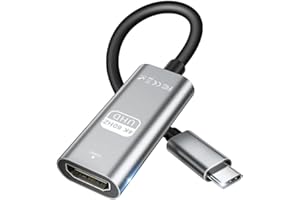 Avigers USB C to HDMI Adapter 4K@60Hz, Type c to HDMI Adapter (Thunderbolt 3/4 Compatible), USB C HDMI for iPhone 16/15 Pro Max, MacBook Pro/MacBook Air, iMac, iPad Pro/Air, Galaxy S8-S23 and More