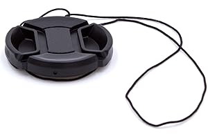 vhbw Bouchon d'objectif Compatible avec Panasonic Lumix G 14 mm 2.5 II Asph., G 20 mm F1.7 Asph. II Pancake Appareil Photo - Plastique, Noir, 46mm