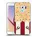 Produktbild Head Case Designs Popcorn Kawaii Serie 1 Ruckseite Hülle für Samsung Galaxy S6