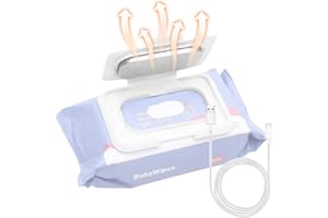 HUIOP toallitas Calientes,Calentador de toallitas húmedas portátil para bebés Calentador de toallitas húmedas