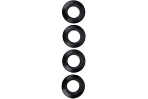 DELAMAN Anillos de Goteo de Goma - Anillos de Goteo Prácticos y Duraderos for Kayak Canoa Rafting Remos Eje 4PCS