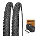 Produktbild Set: 2 x Schwalbe Black Jack Reifen 24x2.10/54-507 + Conti SCHLÄUCHE Autoventil