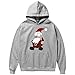 Produktbild Selou Männer Frauen Winter Weihnachtsmann Elch Sweatshirt Modedruck oben Lose lange Ärmel Freund Hoodie Lässiges Sweatshirt Einfarbiges Shirt Kordelzug-Pullover Animalprint Verdicktes Jungen T-Shirt