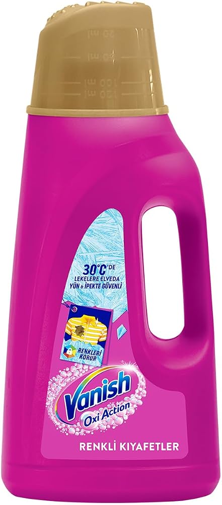 Vanish Kosla Multipower Renkliler için Leke Çıkarıcı ve Çamaşır Deterjanı Güçlendirici Sıvı (1 x 2000 ml)
