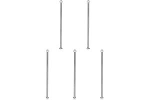 sourcing map M6 x 200mm 304 Stainless Steel Hex Head Screws Bolts, Nuts, Flat & Lock Washers Assortment Kit, Fully Threaded, Bright Finish for Home, Electronic, Machine, 5 Sets