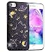 Produktbild iPhone 8 Plus Hülle,iPhone 7 Plus Hülle [mit HD-Schutzfolie],OKZone [Sternennacht-Serie] Luxus Glitzer Bling Glänzende [Ultra Dünn] Designer Weich TPU Bumper Case Silikon Schutzhülle Handy Tasche Rückseite Hülle Etui Cover TPU Bumper Schale für Apple iPhone 8 Plus / iPhone 7 Plus 5.5 Zoll (Schwarz)