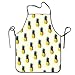 Produktbild Roue Go Out with You Million Years Pineapple Cool Women Bib Kitchen Apron Polyester Art Printing