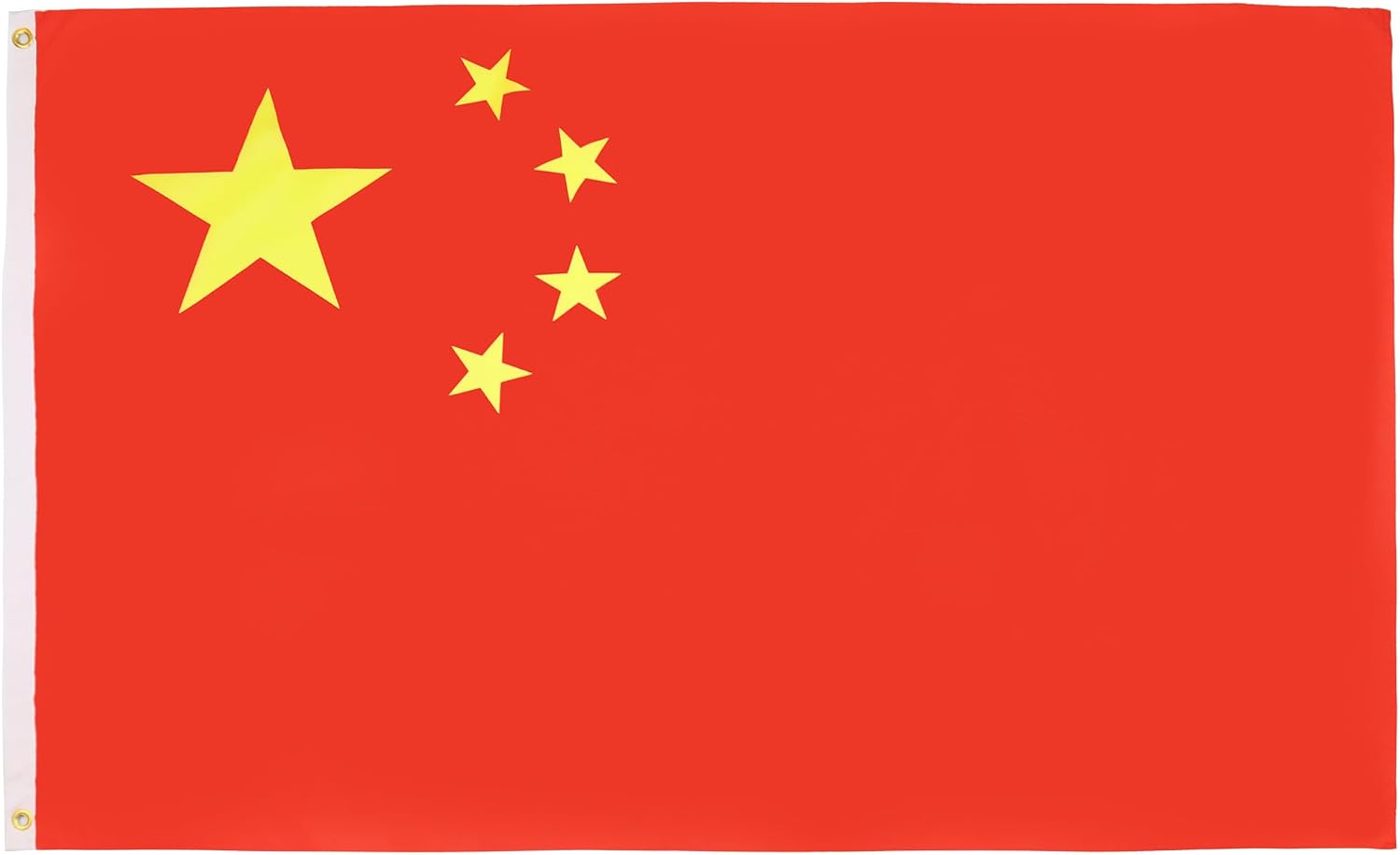 AZ FLAG - Bandera China - 90x60 cm - Bandera China 100% Poliéster Con Ojales de Metal integrados - 50g - Colores Vivos Y Resistente A La Decoloración
