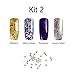 Bluesky 2016 NEW Limited Edition Xmas Kits Gift Set UV/LED Soak Off Gel Nail Polish with FREE Nail Art / Diamantes / Decoration - Perfect Christmas Present! (Set 2)