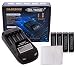 Produktbild edi-tronic Ladegerät für AA/AAA Akkus Akku USB 5V Mignon Akkuladegerät NiCd/NI-MH PS-NC2000 inkl.4X Panasonic Eneloop PRO Mignon AA HR6 Akku 2500mAh NI-MH 1,2 Volt