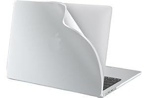 BlueSwan PP Cover compatibile con MacBook Pro 13 Pollici M2 M1 2022-2017 A2338 A2251 A2289 A2159 A1989 A1708 A1706, Custodia Si Adatta Meglio al Corpo, Durevole Protettivo AntiGraffio - Opaco Bianco