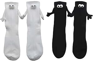 BCBF 2 Par Calcetines Que Se Dan La Mano, Calcetines De La Amistad,Calcetines para Parejas con Las Manos,Lindos Calcetines Magnéticos,Calcetines De La Mano Magnéticos,Regalo del Día,Calcetines Pareja