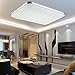 Produktbild MCTECH 48W Kaltweiß LED Deckenleuchte Modern Deckenlampe Flur Wohnzimmer Lampe Schlafzimmer AC 85V-265V (Kaltweiß)
