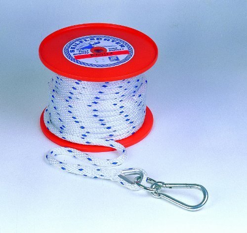 Preisvergleich Produktbild Bauaufzugseil Profi Industrie Qualität mit Kausche + Karabiner, 75 Meter