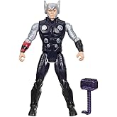 Hasbro Marvel Angers Epic World of Action, Anti-Venom Thor, Action Figure, Mjolnir Accessory, Action Game, Gift Idea, Doll fo