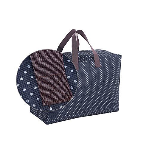 Harson&Jane Qualität wasserdichte 600D Oxford Tuch Raumspeicherbeutel Organisator für Umzug Haus home Bettwäsche organisieren (Marine) - 2
